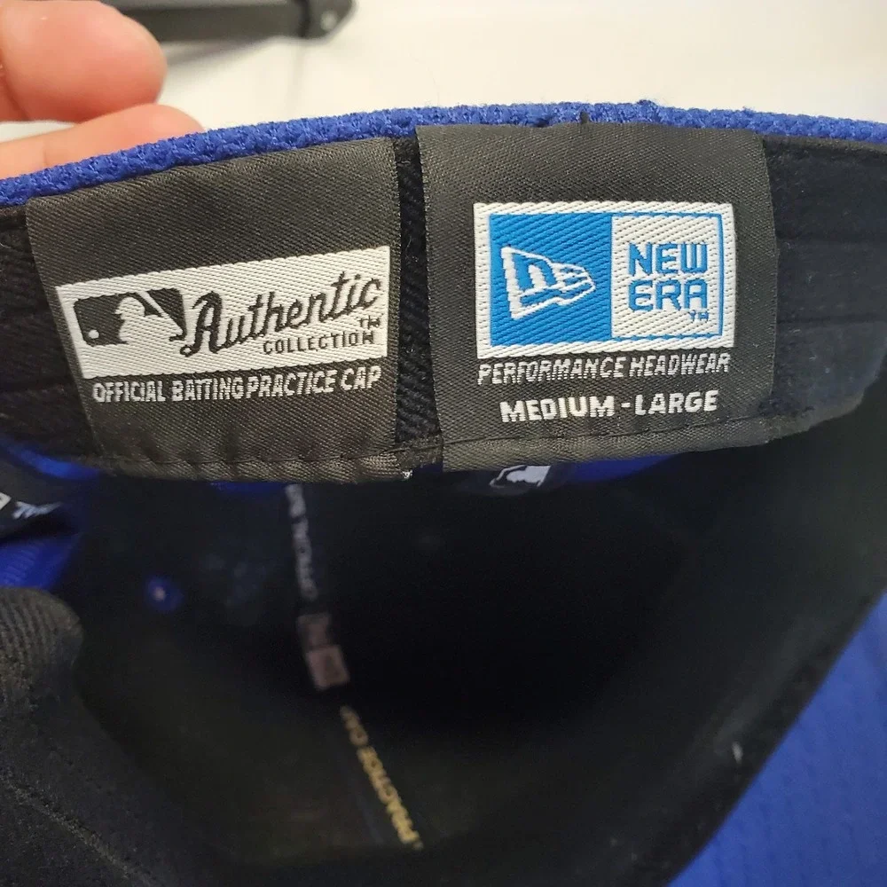 Vintage Era NY New York Mets Hat Stretch Fit 3930 M/L Cap Blue Baseball